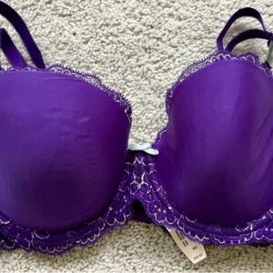 NWT Victorias Secret Dream Angels Lined Demi Lace Bra Size 36C